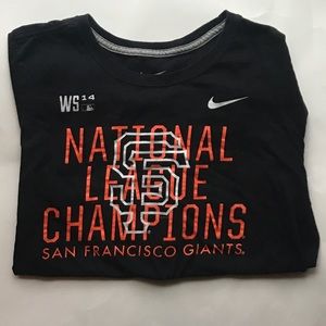 Nike SF Giants National Champions Slim Fit Tee